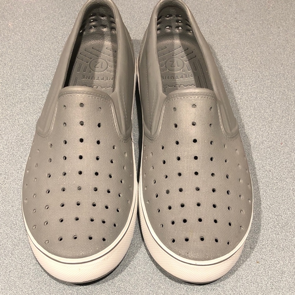 Gray Slip-On Shoes